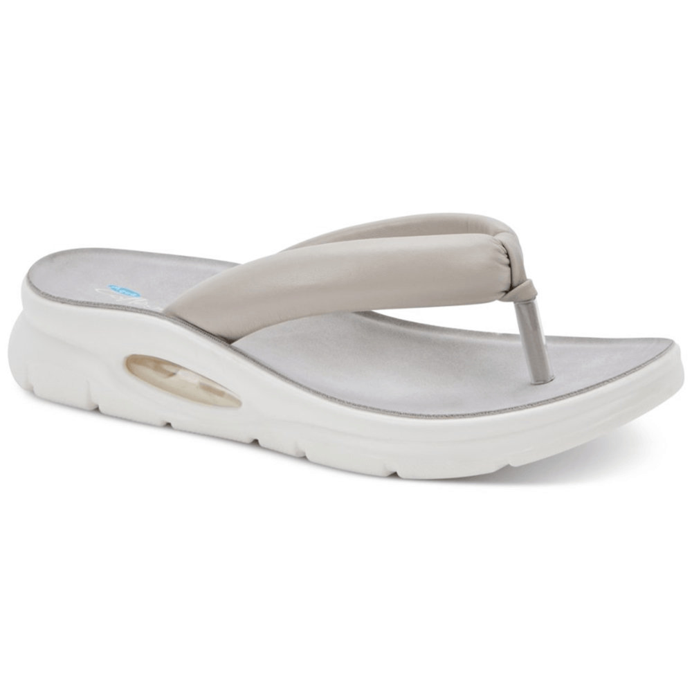 Aqua Women's Sandals in Gray and White